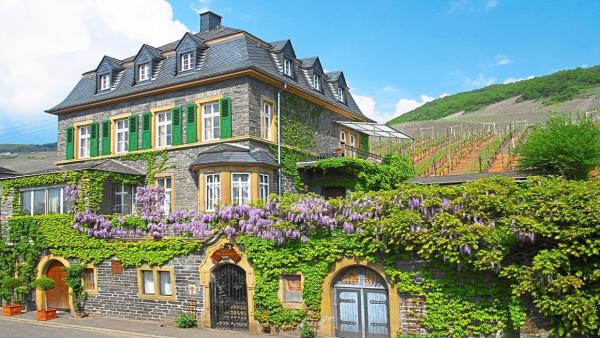 The Dr Loosen Estate beside the banks of the Mosel River in Bernkastel is one of Germany’s most picturesque wineries.