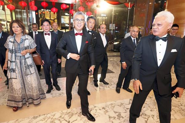 Tengku Zafrul arriving at the event. — GLENN GUAN/The Star