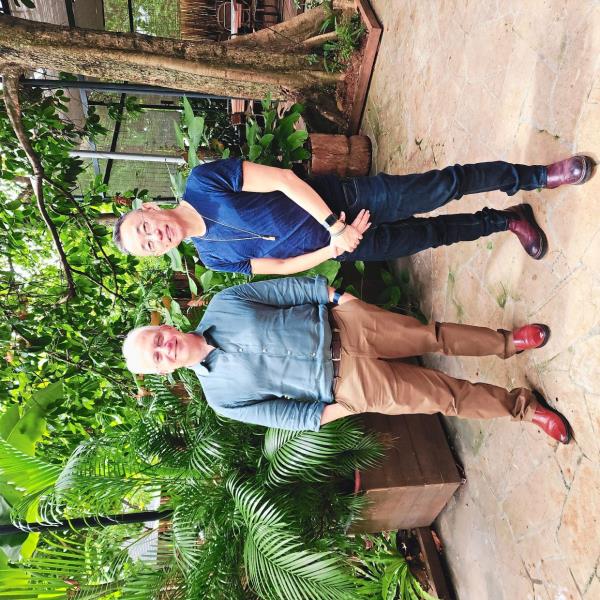 Olmedo (left) and Wong (right) have come together to create a sustainability-minded ulam garden in the city, which will give Malaysians and tourists the opportunity to discover more a<em></em>bout the richness of local edible plants. — ABIRAMI DURAI/The Star