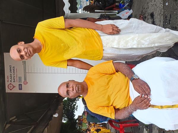 For years, Shatisvaran and his father Saundrajan have been participating in Thaipusam rituals. 