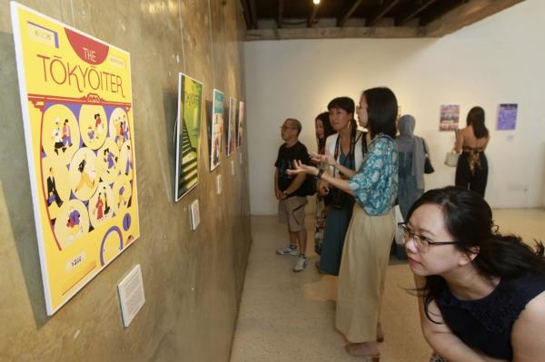A view of 'The Tokyoiter' exhibition at Temu House in Petaling Jaya. Photo: The Star/Kamarul Ariffin 