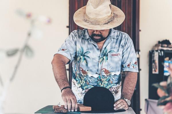 'Each handmade hat design is special, and seeing customers wear a hat that I created is the most rewarding experience,' says Mohd Zulhilmi.