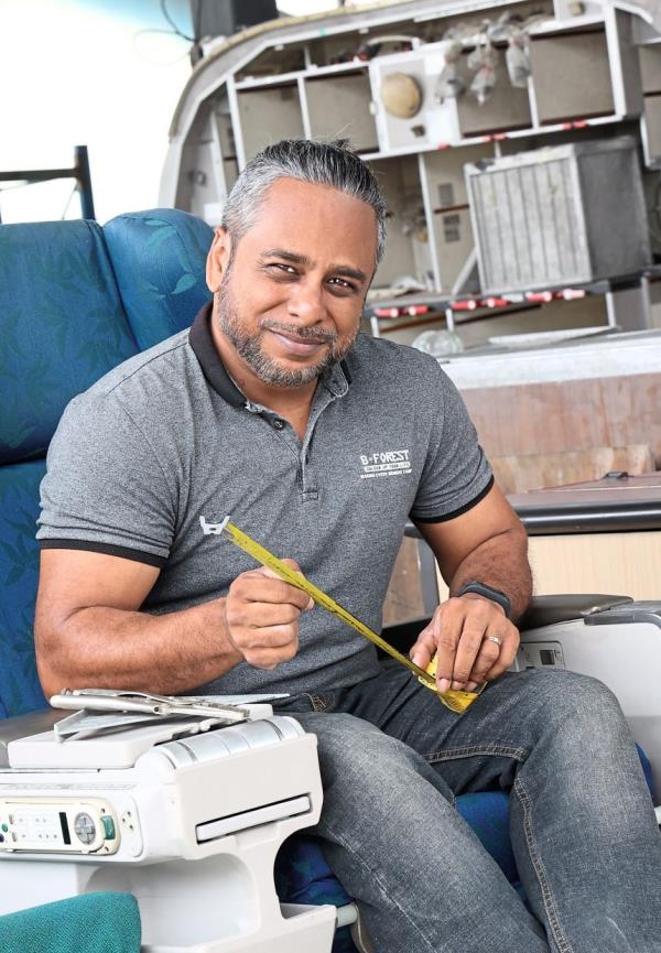 'I am an aviation enthusiast and I love all things related to the aviation industry,' says Dhanendran.
