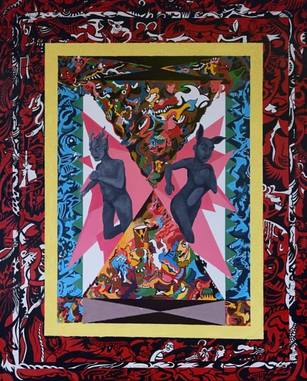 An artwork from Tong Xin Lim titled 'Boundless'. Photo: Zhan Art Space