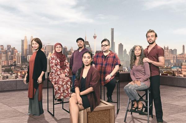 'Fault Lines', a new theatre production by Protago<em></em>nist Studio, received nine nominations in the theatre category. Photo: Azmi Hud