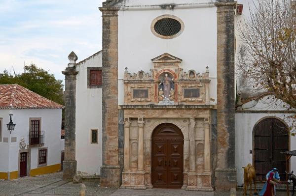 The Saint Mary’s church in Obidos.