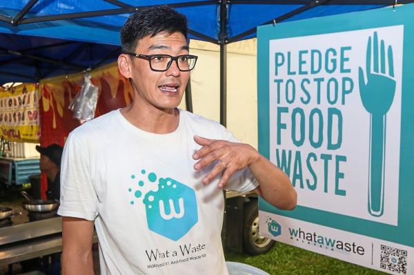 Chen says as part of the efforts to reduce food waste, collected food surpluses can be given to the needy. — IZZRAFIQ ALIAS/The Star