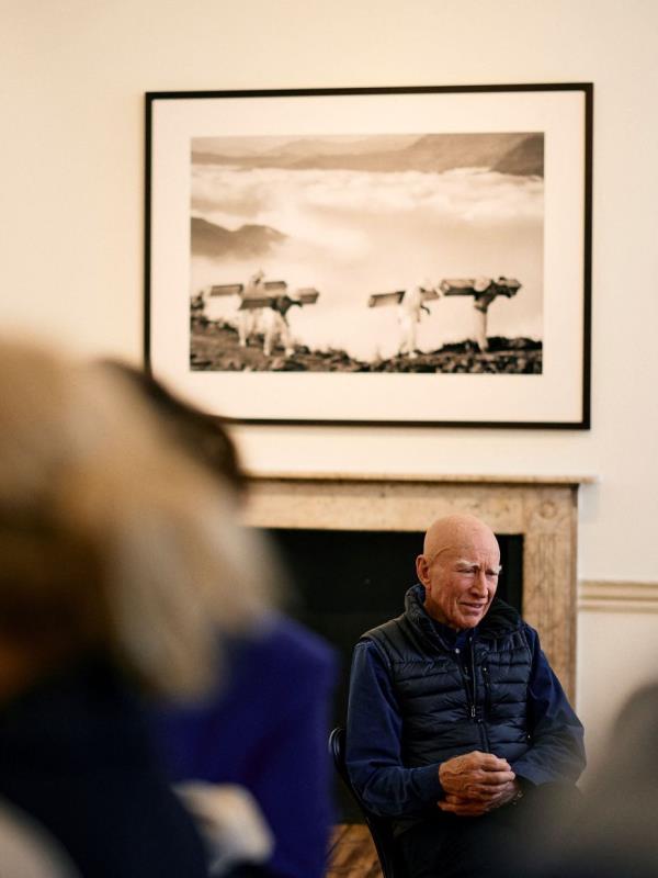 Salgado's exhibition in London, which runs until May 6 at the city's Somerset House, features 50 of his photographs. Photo: AFP 