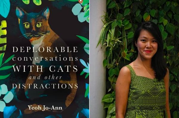 Malaysia-born, Singapore-based Yeoh Jo-Ann returns to the spotlight with her second novel 'Deplorable Conversations With Cats And Other Distractions'. Photo: The Straits Times/ANN