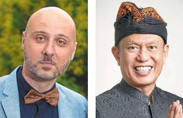 Opacic (left) and Tommy will be on the panel of adjudicators at the Sarawak Choral Festival.
