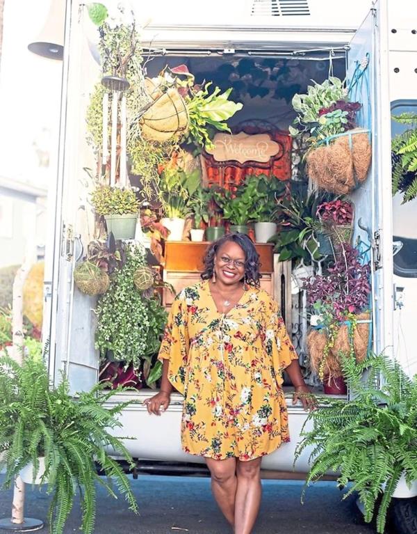 Barbara Lawson started the cafe Meet Me in the Dirt, in California, to help others heal through exposure to greenery.