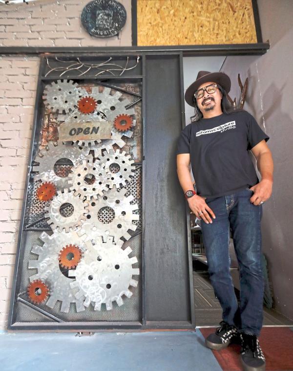 'Sometimes we don't see the beauty of things until we assemble them into a cohesive artwork,' says Nizam. 