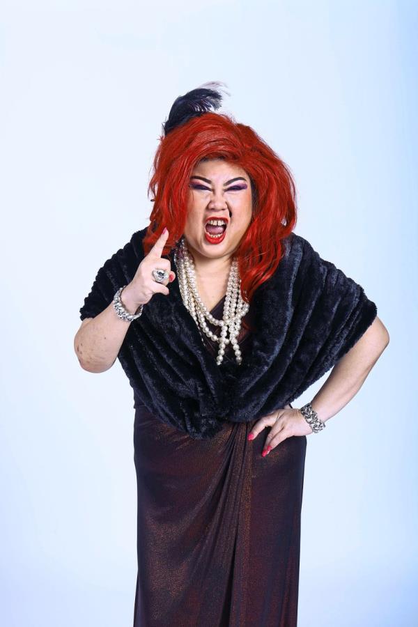 Comedian Kam is ready for her family-friendly role as the Evil Stepmother. Photo: PJPAC