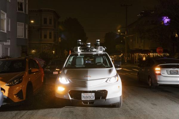 A self-driving taxi operated by Cruise, a division of General Motors, in San Francisco, Sept 13, 2022. An incident that seriously injured a pedestrian in San Francisco led Cruise to take all of its cars off the road. The question now is when they will return. — The New York Times