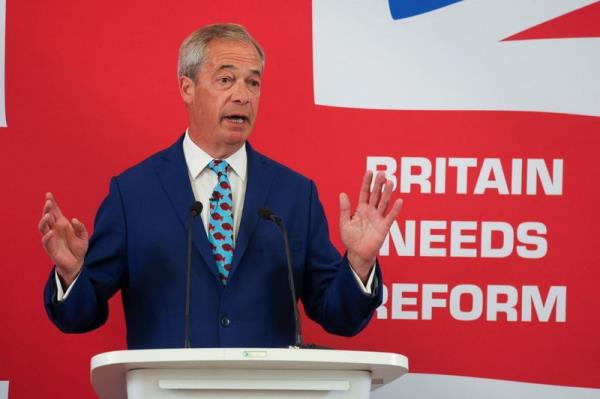 改革英国在民意调查中超过总理苏纳克的保守党