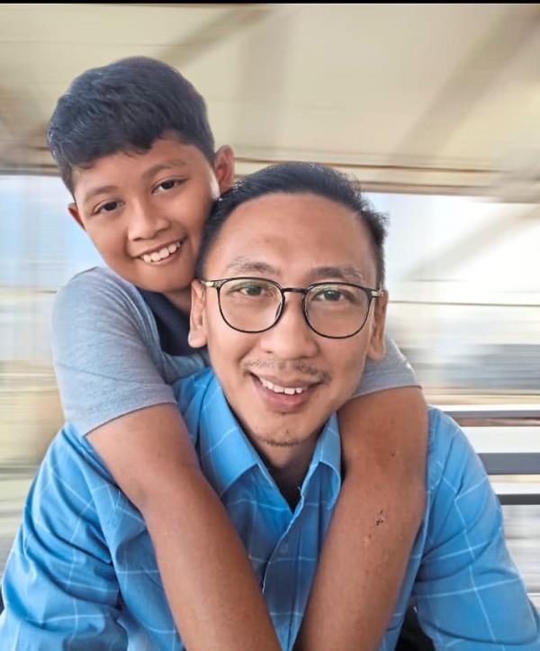 Leong decided to climb off the coporate ladder to spend more time with Jordan. — Photos provided