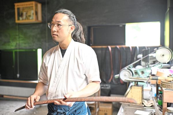 ‘Making one sword can take a few mo<em></em>nths which is why we o<em></em>nly produce a limited number of swords a year,’ explains Yamazoe. — Photos: S. INDRAMALAR