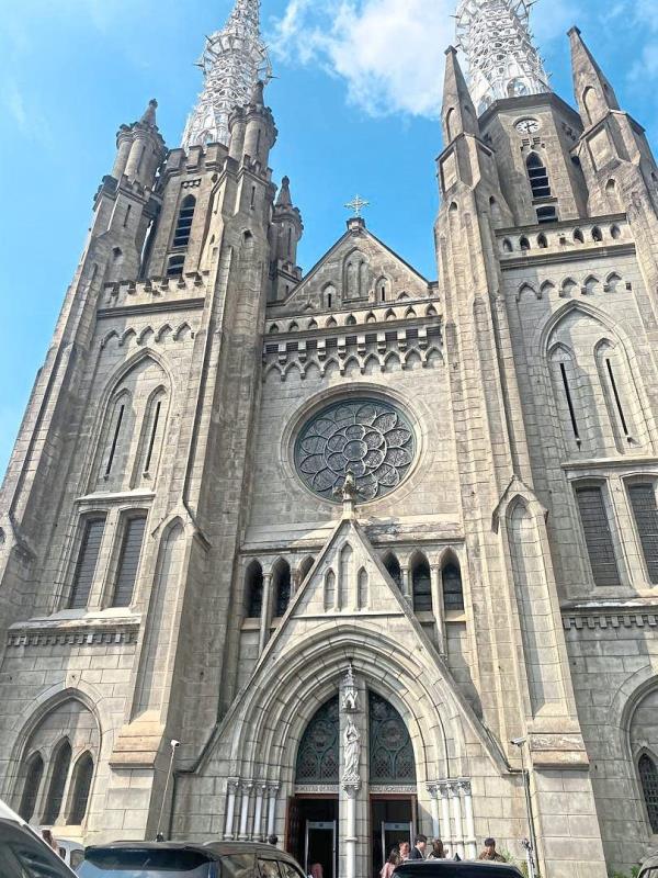 The Jakarta Cathedral is a beautiful building with Gothic-style architecture. — Photos: STEPHANIE LEE/The Star
