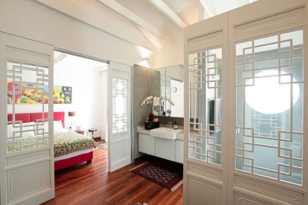 The living spaces reflect creativity and functionality.
