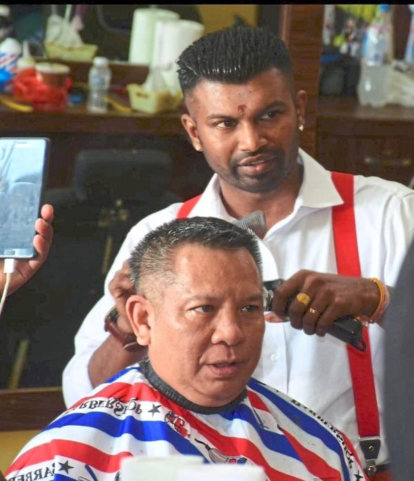 'Barbering is often overlooked, but it's a valuable and respected trade, says Kalitasan. 