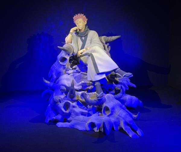 Visitors can take pictures with life-sized replicas of their favourite charaters, such as Sukuna, shown here. — Photo: THE STAR