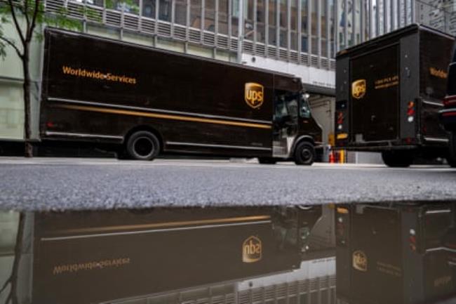 UPS delivery trucks