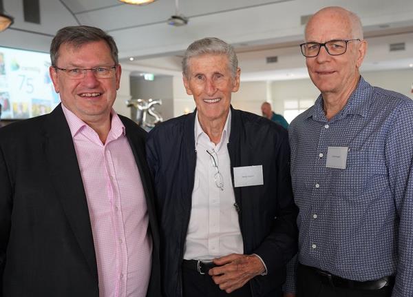 Current and former Carinity CEOs, Kevin Griffiths, Trevor Owens and David Angell