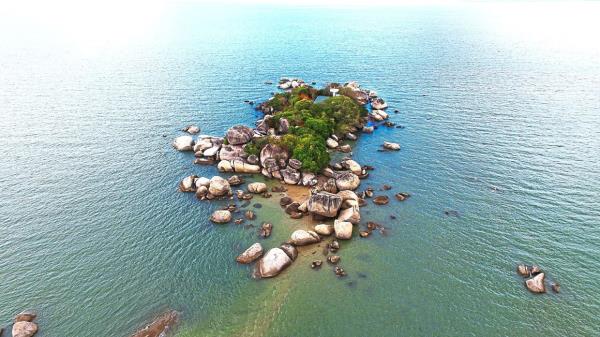 An aerial view of Pulau Tikus captured by a drone. — Photo courtesy of Se Vena Networks