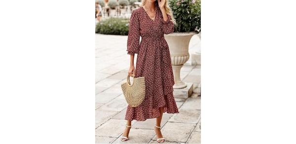 Women's Short Sleeve Belted Midi Shirtdress - Universal Thread-labor-day