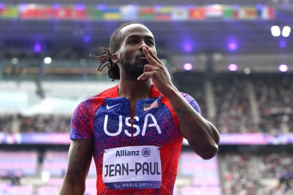 U.S. long jumper Isaac Jean-Paul of the United States said this week's silver medal win was for his grandmother.