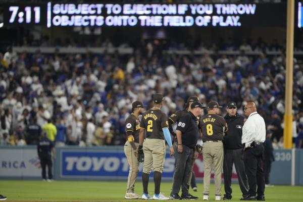NLDS Padres Dodgers ba<em></em>seball