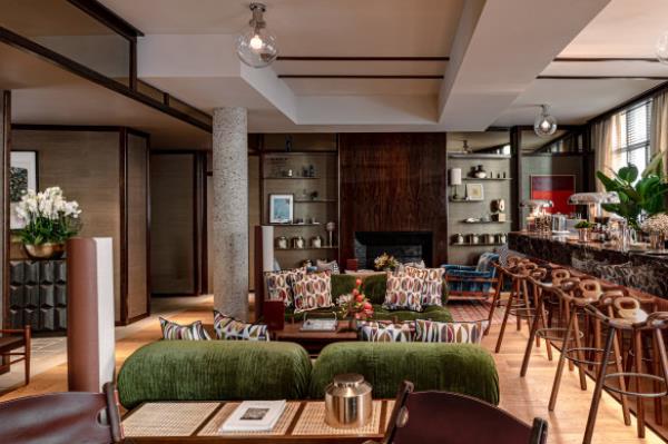 The “nerve centre” … restaurant Thiou’s adjacent bar and lounge.