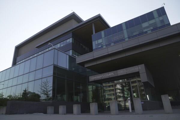 The Office of the Chief Coroner: o<em></em>ntario is seen in Toro<em></em>nto on Thursday, Sept. 19, 2024. (AP Photo/Angie Wang)