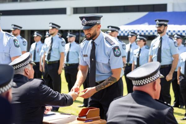 QPS PACE recruits being inducted