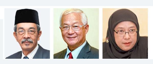 Esteemed group: (From left) Syed Danial, Lim, Yong Zarida are among 213 recipients of ho<em></em>nours and awards in co<em></em>njunction with Sultan Nazrin’s birthday.