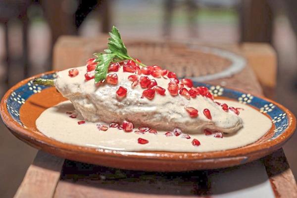 Chiles en nogada is one of Puebla’s most famous dishes.