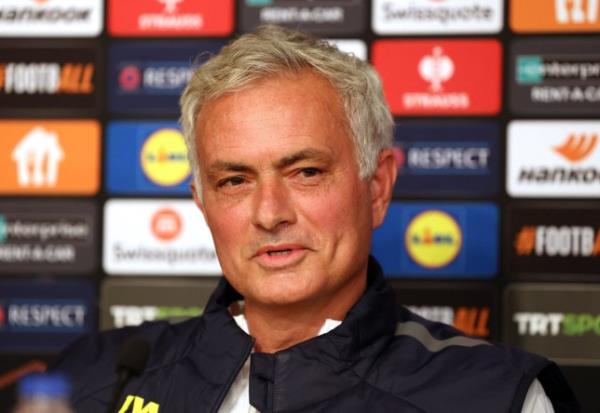 Fenerbahce coach Jose Mourinho during the press conference