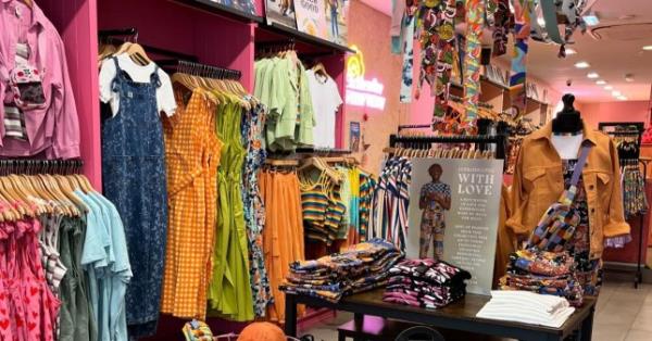 Interior of a Lucy & Yak store