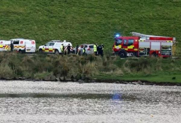 Emergency services at Dovestone Reservoir