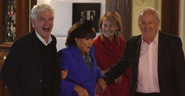 Phillip Schofield dining with Gyles Brandreth