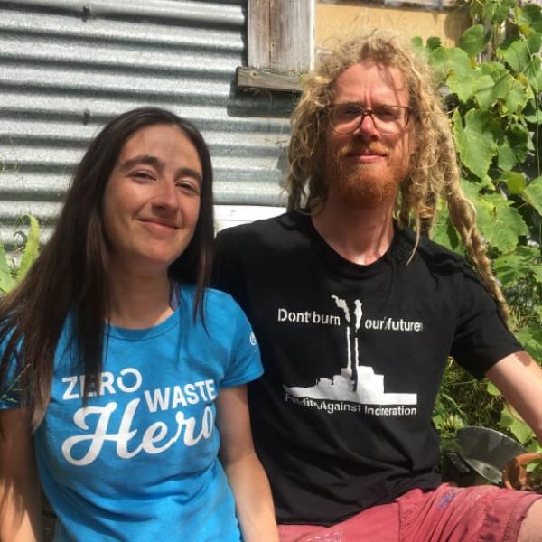 Liam Prince and Hannah Blumhardt of The Rubbish Trip.