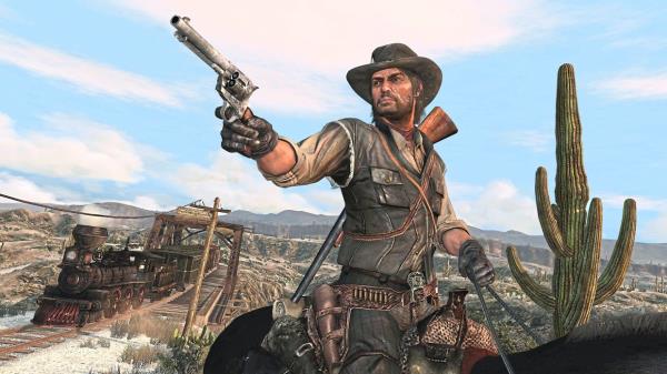 Something that crops up a lot in Red Dead Redemption is horseback combat that typically involves multiple pursuers (or quarries).