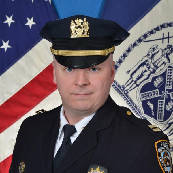 NYPD photo of Capt. Anthony Lavino.