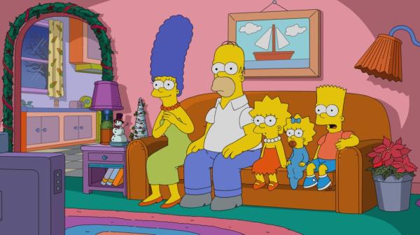 Marge Simpson, Homer Simpson, Lisa Simpson, Maggie Simpson and Bart Simpson