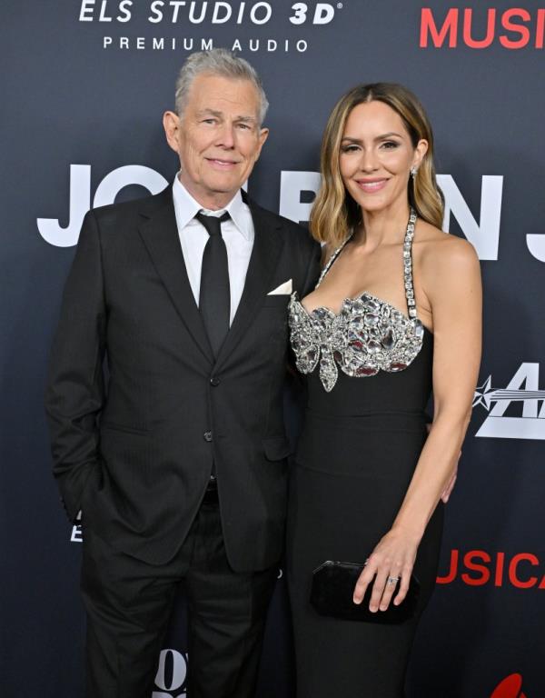Katharine McPhee, David Foster at the 