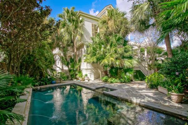 The home comes with a saltwater pool