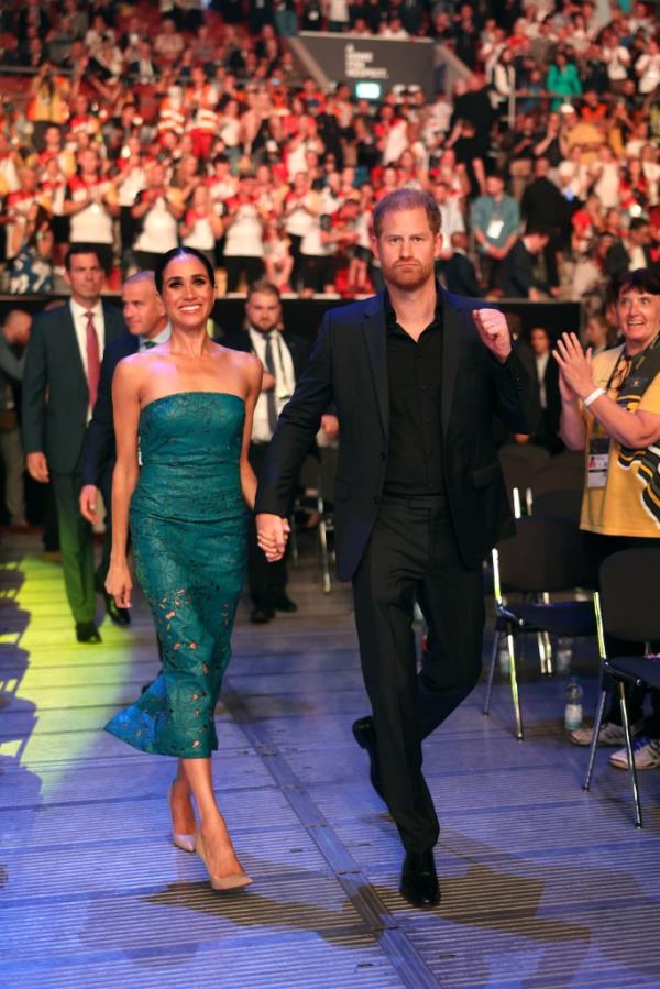 Meghan Markle, Prince Harry at the Invictus Games closing ceremony in Germany in September 2023