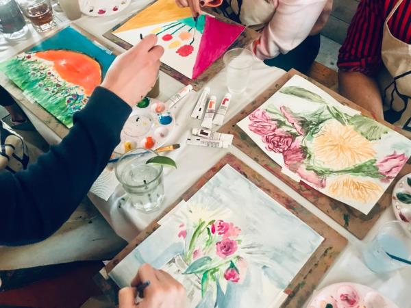Private Picassos painters at work