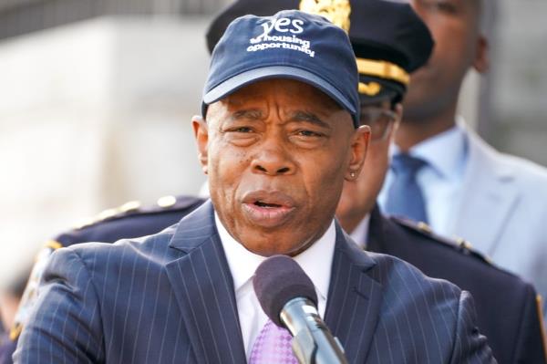 New York City Mayor Eric Adams.