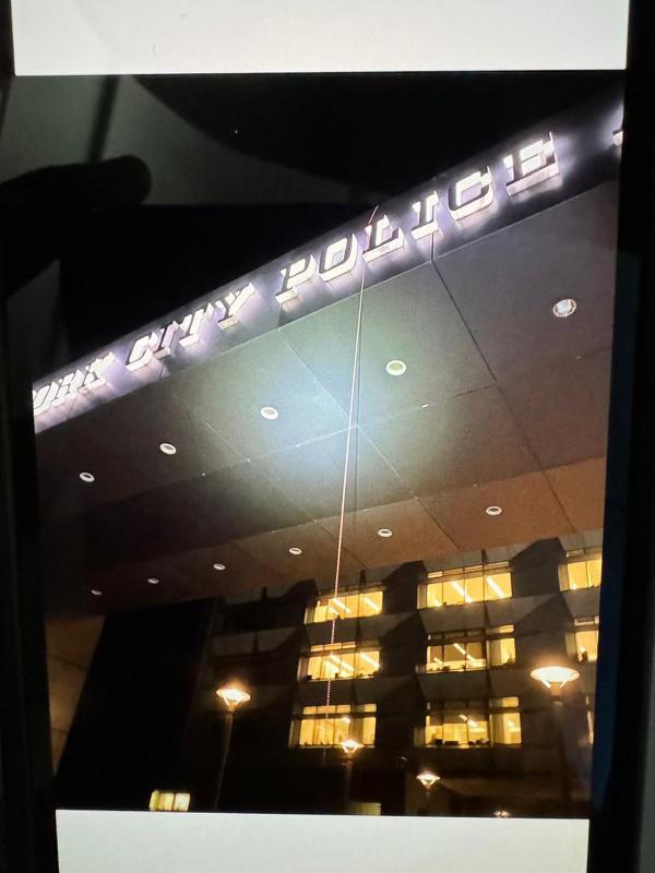 Photo of the academy in College Point, Queens, shows a rope hanging down from the building.